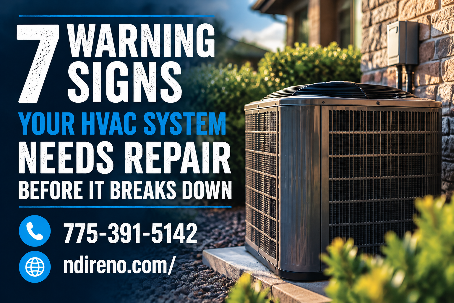 "7 Warning Signs Your HVAC System Needs Repair Before It Breaks Down
