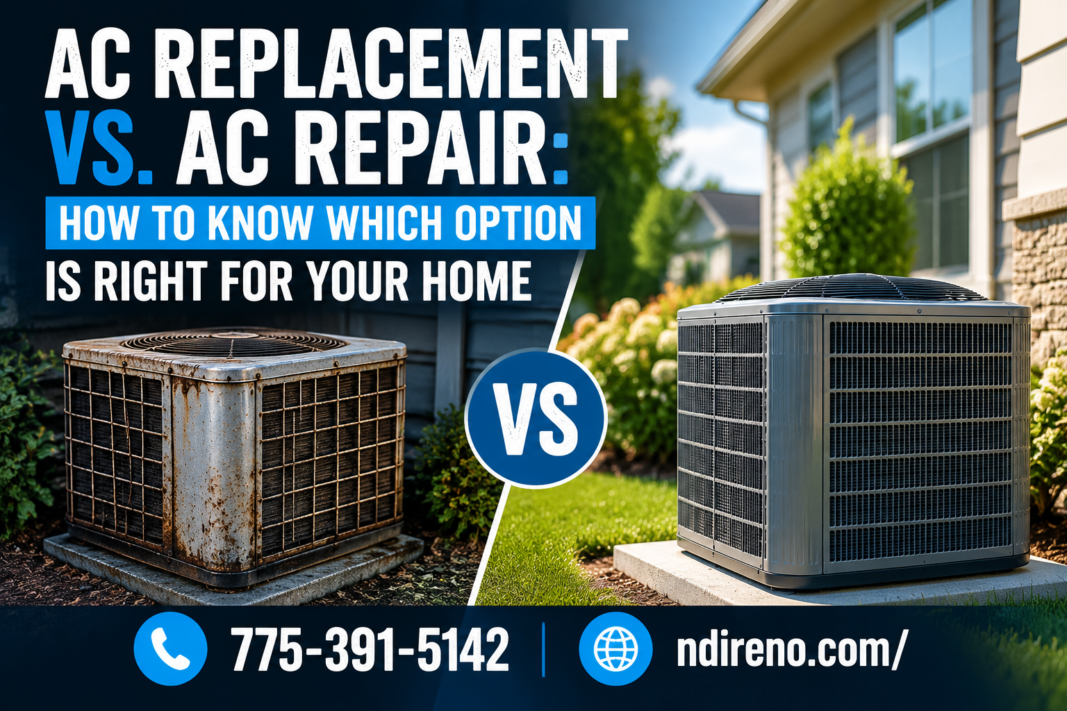 AC Replacement vs. AC Repair: How to Know Which Option Is Right for Your Home