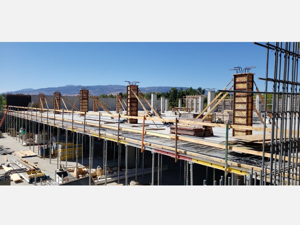 Large commercial building construction