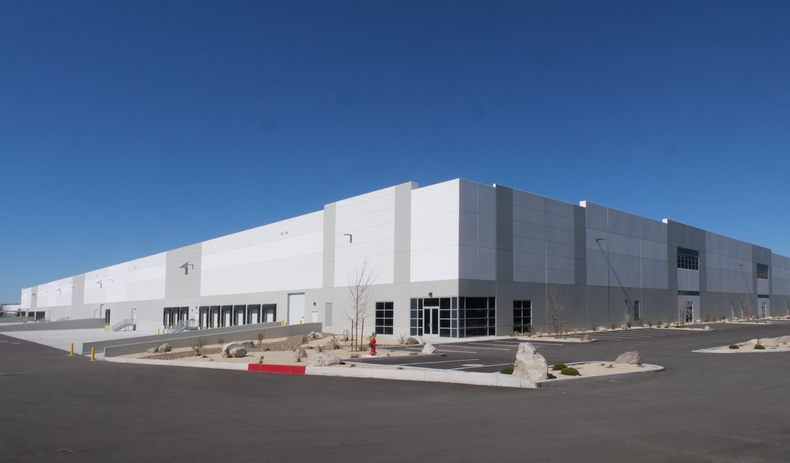 Large, modern industrial warehouse/distribution center